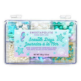 SWEETAPOLITA Seaside Days Mini Assorted Sprinkle Box, 100g