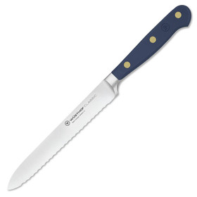 WÜSTHOF Classic Serrated Utility Knife - Wild Blueberry, 5-in