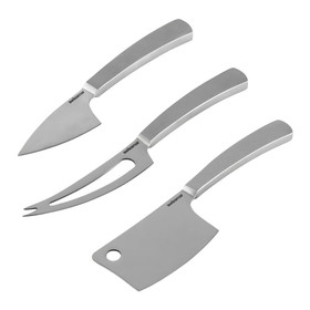 Barcelona Cheese Knife Set - Stainless Steel, Set of 3