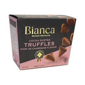 BIANCA Cocoa Dusted Truffles - Marc de Champagne Flavour, 150g