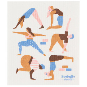 NOW DESIGNS Swedish Dishcloth - Yoga, 6.5 x 8-in