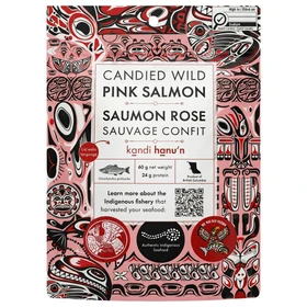 AUTHENTIC INDIGENOUS SEAFOOD Candied Wild Pink Salmon, 60g 