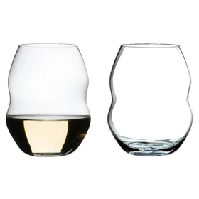 RIEDEL Swirl White Wine - Crystal Wine Glasses, Box of 2 