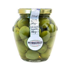 Bella di Cerignola Green Olives in Brine, 314ml - The Gourmet