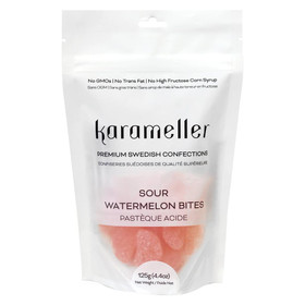 KARAMELLER Karameller - Sour Watermelon Bites Premium Candy, 125g