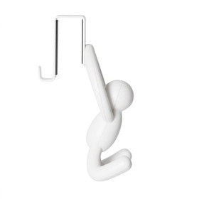 UMBRA Buddy Over The Cabinet Hooks - White, Set of 2