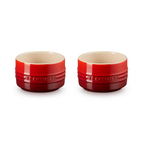 LE CREUSET Cerise Stackable Ramekins, Set of 2 