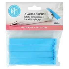 R&M INTERNATIONAL Icing Bag Closure 4-in, Pack of 4 