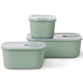 MEPAL EasyClip 3-Piece Storage Box Set - Nordic Sage 