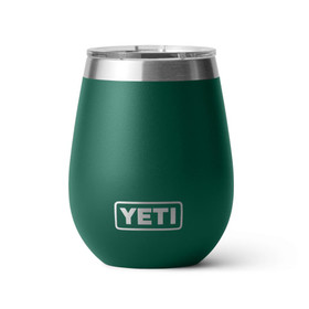 YETI Rambler Wine Tumbler 295 ML - MagSlider Lid, Black Forest Green 