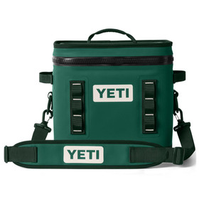 YETI Hopper Flip 12 Soft Cooler, Black Forest Green 