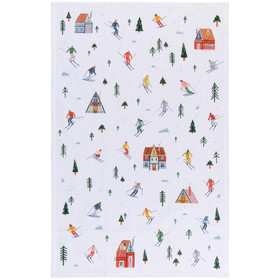 NOW DESIGNS Kitchen Towel Cotton - Ski Ya Later, 18 x 28-in 