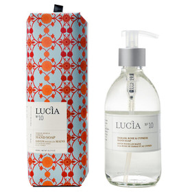 LUCIA Liquid Hand Soap - N°10 Damask Rose & Cypress, 300ml 