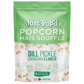 JUST POP'D Just Pop'd - Dill Pickle Popcorn, 135g