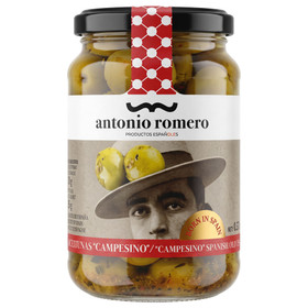 ANTONIO ROMERO Campesino Green Seasonal Olives, 200g