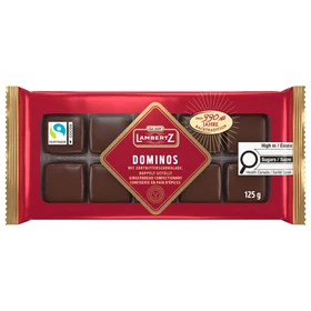 LAMBERTZ Lambertz Dominos Dark Chocolate, 125g