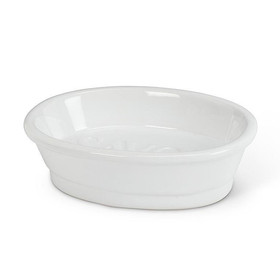 ABBOTT Soap Dish Oval - Ceramic, 5-in 
