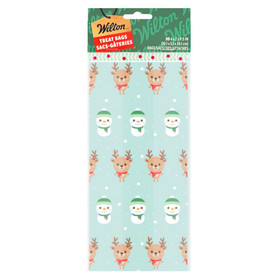 WILTON Santa's Friends - Treats Bags, 20 Pieces 