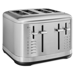 KITCHENAID 4 Slice Toaster - 1800 Watts, Brushed Stainless Steel 