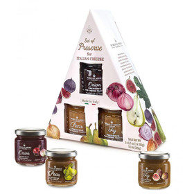 BORGO DE MEDICI Preserves for Cheese - Pyramid Box, 3 x 105g 