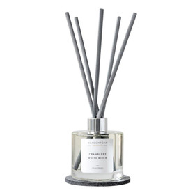 MEADOWFOAM Round Reed Diffuser - Cranberry White Birch, 200ml 