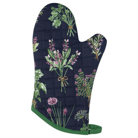 NOW DESIGNS Oven Mitt Cotton - Fresh Herbs, 13-in 