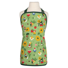 NOW DESIGNS Kid's Apron - Gnome Grown, 18 x 18-in 