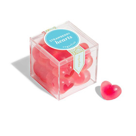 SUGARFINA Strawberry Hearts - Small Candy Cube 