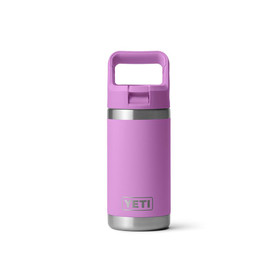 YETI Rambler Jr Kids Water Bottle 355 ML - Colour-Matched Straw Cap, Desert Bloom 