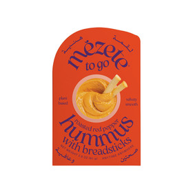 Roasted Red Pepper Hummus with Breadsticks - On The Go, 81g