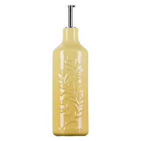 Camomille Olive Branch Oil Cruet - Stoneware, 0.6L