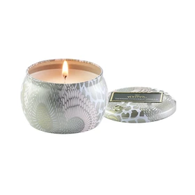 Japonica Mini Tin Candle - Tahitian Coconut Vanilla, 4oz