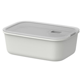MEPAL EasyClip 2.0 Rectangular Storage Box - 1000ml, Nordic White 