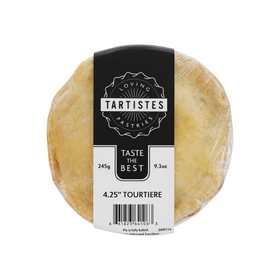 TARTISTES Tourtière - Pork Meat Pie, 4.25-in ❆ 