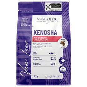 VAN LEER Van Leer - Kenosha Milk Chocolate Wafers, 2.5kg 