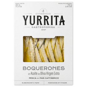 White Anchovies in Extra Virgin Olive Oil, 90g ❆