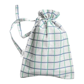 KEEKI Keeki Bread Bag Waxed Lined - Blue, 11 x 14-in 