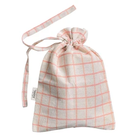 KEEKI Keeki Bread Bag Waxed Lined - Pink, 11 x 14-in 