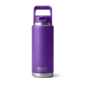 YETI Rambler Water Bottle 769 ML - Colour-Matched Straw Cap, Pace Purple 