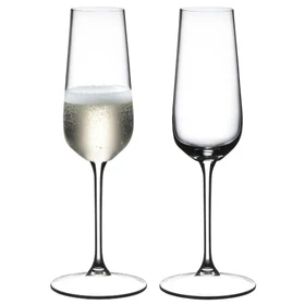 RIEDEL WINE GLASSES Grape@Riedel - Champagne Flute, Box of 2 