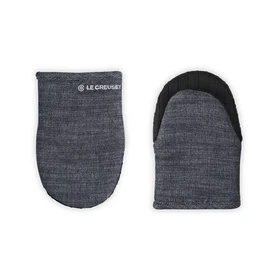 LE CREUSET Mini Oven Mitts - Noir, Set of 2 