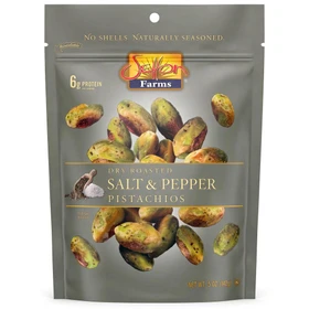 SETTON FARMS Seasoned Pistachios Dry Roasted - Salt & Pepper, 142g 
