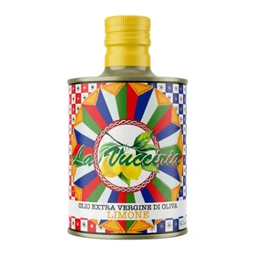 LA VUCCIRIA Sicilian Extra Virgin Olive Oil - Lemon-Flavoured, 250ml 