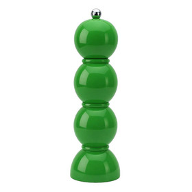 ADDISON ROSS LONDON Bobbin Salt or Pepper Mill - Leaf Green, 9.25-in 