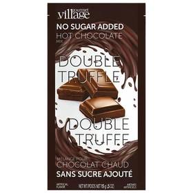 GOURMET DU VILLAGE Double Truffle Mini Hot Chocolate - No Sugar Added, 15g 