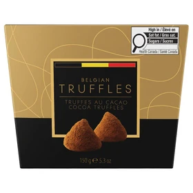 Q CHOCOLATE Belgian Cocoa Truffles - Original, 150g 