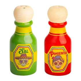 KIKKERLAND Hot Sauce Salt & Pepper Shakers, Box of 2 
