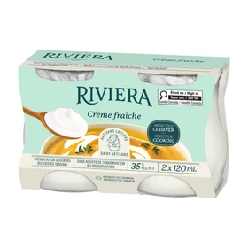 Crème Fraîche - 35% M.F., 2 x 120ml ❆