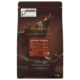 Tanzania - 77% Semi-Sweet Dark Chocolate Callets, 1kg