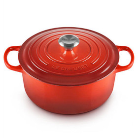 LE CREUSET Cerise Round Dutch Oven, 5.3L 